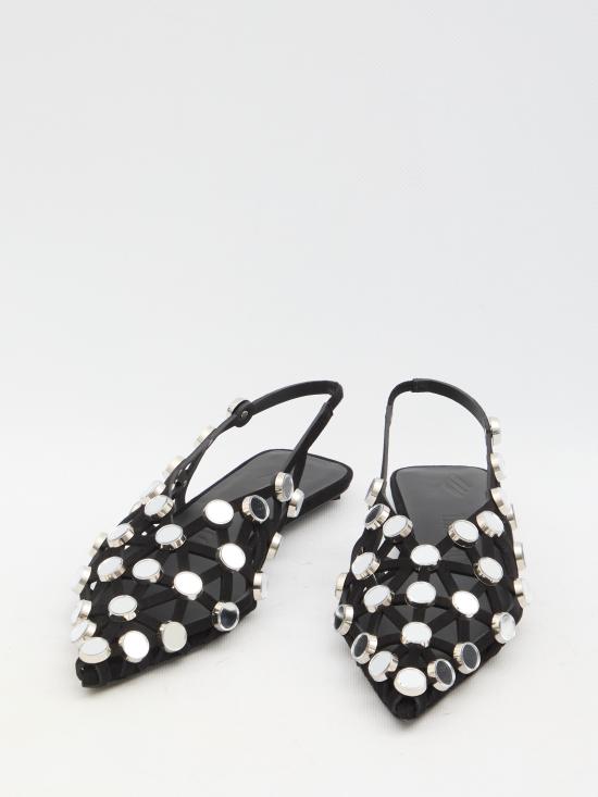 25SS 디 아티코 뮬/슬리퍼 246WSH00801 BLACK - THE ATTICO