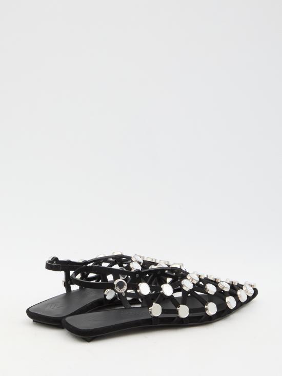 25SS 디 아티코 뮬/슬리퍼 246WSH00801 BLACK - THE ATTICO