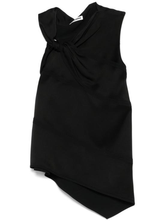 25SS 질샌더 민소매 티셔츠 J01NC0162J76018001 Black