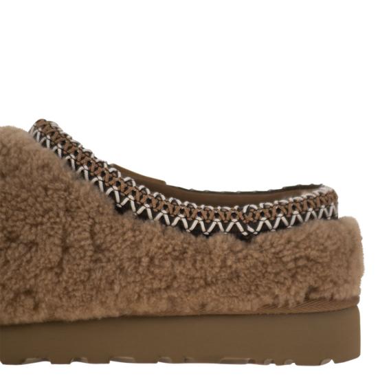 25FW 어그 맥시 컬리 타스만 슬리퍼 1158356 CHESTNUT DOM - UGG
