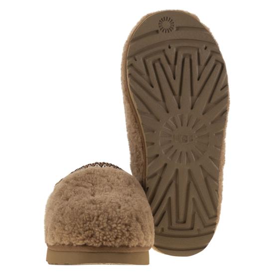 25FW 어그 맥시 컬리 타스만 슬리퍼 1158356 CHESTNUT DOM - UGG