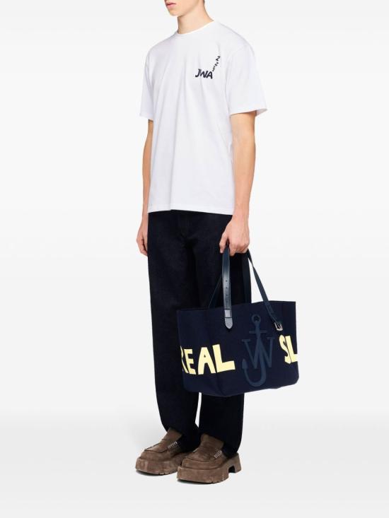 25SS JW앤더슨 반팔 티셔츠 JT0271 PG1510001 White - JW ANDERSON