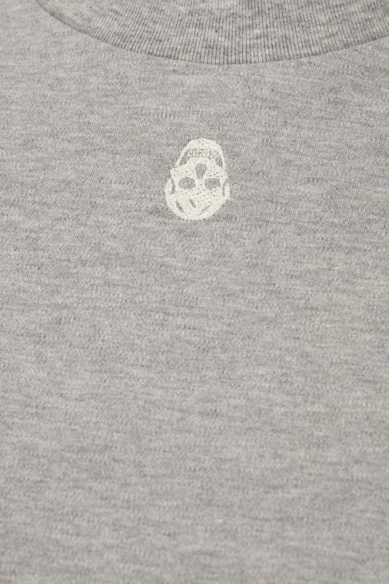 25SS 알렉산더 맥퀸 반팔 티셔츠 819193QLAEH 1015 GREY MELANGE - ALEXANDER MCQUEEN