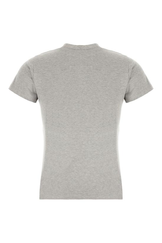 25SS 알렉산더 맥퀸 반팔 티셔츠 819193QLAEH 1015 GREY MELANGE - ALEXANDER MCQUEEN