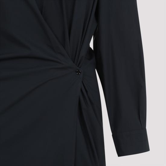 25SS 르메르 미디 원피스 DR1092LF588 BK995 BLACK - LEMAIRE