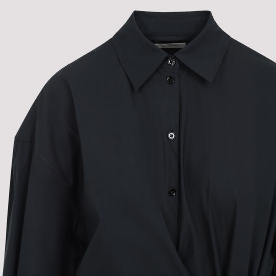 25SS 르메르 미디 원피스 DR1092LF588 BK995 BLACK - LEMAIRE