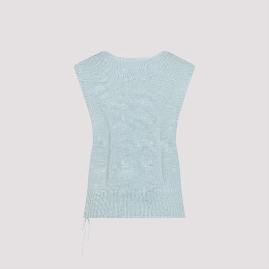 25SS 마르지엘라 민소매 티셔츠 S51FB0078M13099 BLUE - MAISON MARGIELA