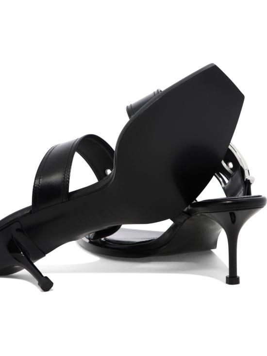 24FW 알렉산더 맥퀸 뮬/슬리퍼 709991WHSWD1081 BLACK - ALEXANDER MCQUEEN