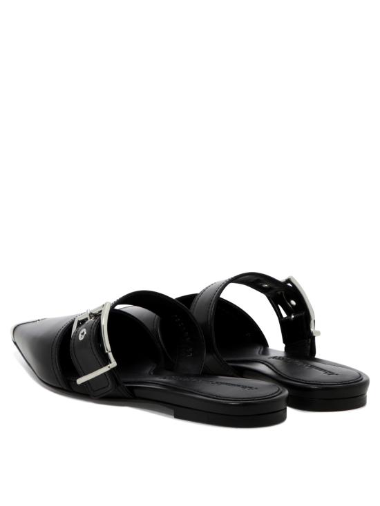 24FW 알렉산더 맥퀸 뮬/슬리퍼 733188WHSWD1081 BLACK - ALEXANDER MCQUEEN