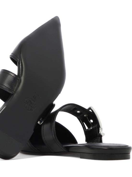 24FW 알렉산더 맥퀸 뮬/슬리퍼 733188WHSWD1081 BLACK - ALEXANDER MCQUEEN