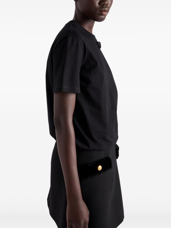 25SS 프라다 반팔 티셔츠 35838RS16216DV F0002 NERO - PRADA