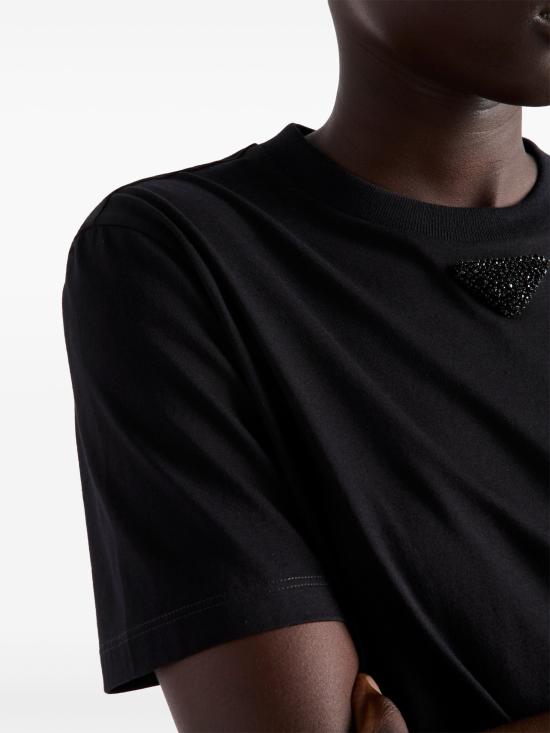 25SS 프라다 반팔 티셔츠 35838RS16216DV F0002 NERO - PRADA