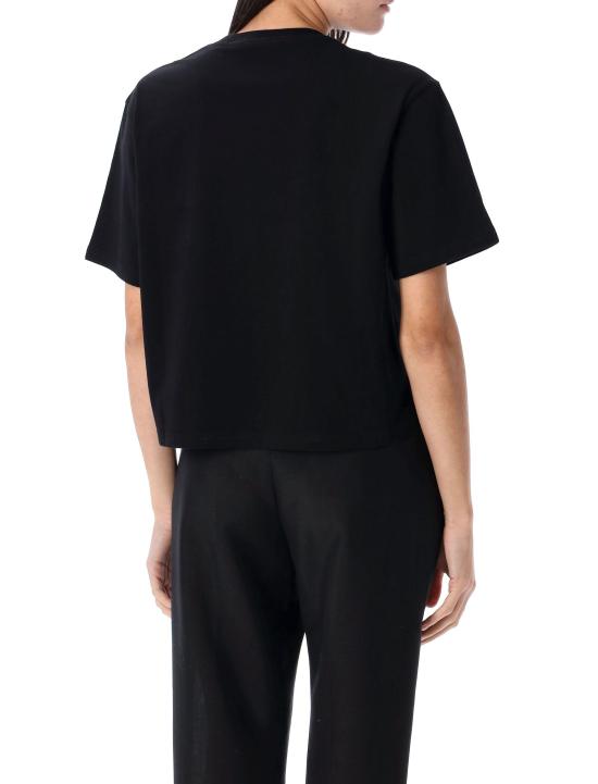 25SS 베르사체 반팔 티셔츠 10188921A13608 2B130 BLACK GOLD - VERSACE