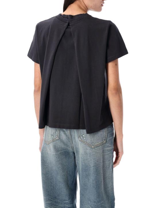 25SS MM6 메종마르지엘라 반팔 티셔츠 S52GC0334S24311 899 WASHED BLACK - MM6 MAISON MARGIELA