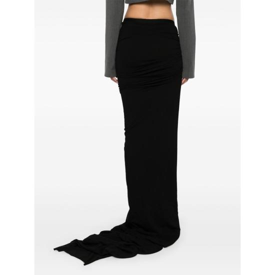 25SS 릭 오웬스 미디 스커트 RP01E7366 JA 09 BLACK - RICK OWENS