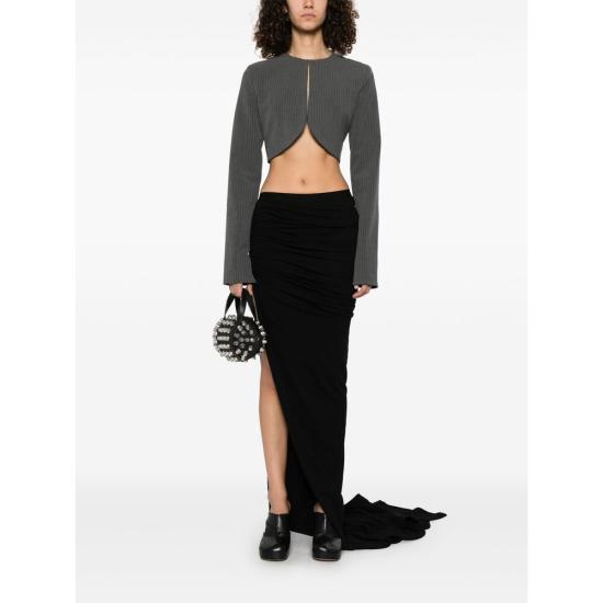 25SS 릭 오웬스 미디 스커트 RP01E7366 JA 09 BLACK - RICK OWENS