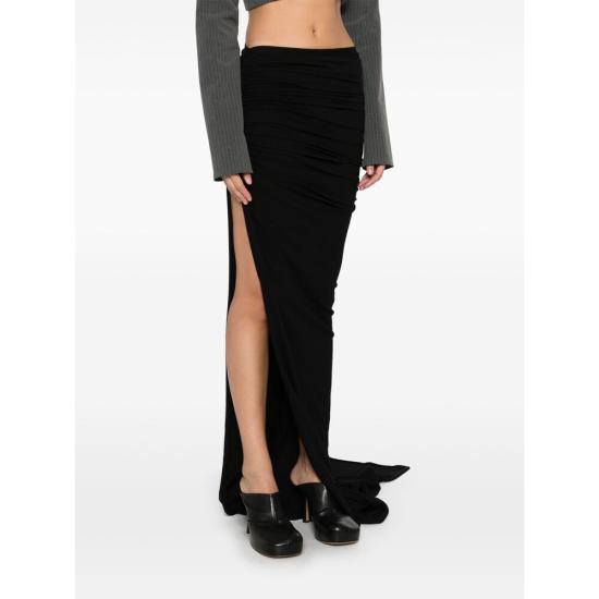 25SS 릭 오웬스 미디 스커트 RP01E7366 JA 09 BLACK - RICK OWENS