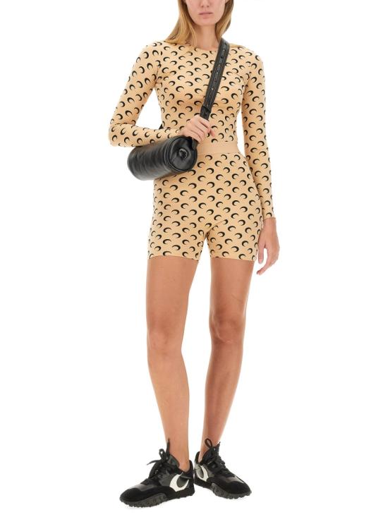 26SS 마린세르 크레센트 문 프린트 긴팔 티셔츠 WTS006ACJER0001 TA10 NUDE DOM - MARINE SERRE