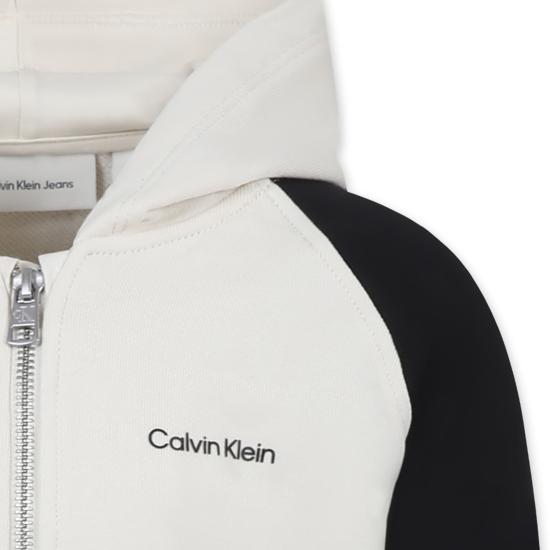 25SS [키즈] 캘빈클라인 니트/스웻셔츠 24F CKIB0IB02378J IB0IB02378 CKS IVORY - CALVIN KLEIN