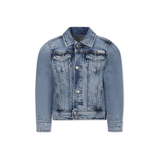 25SS [키즈] 캘빈클라인 데님 자켓 24F CKIG0IG02721J IG0IG02721 1BJ DENIM