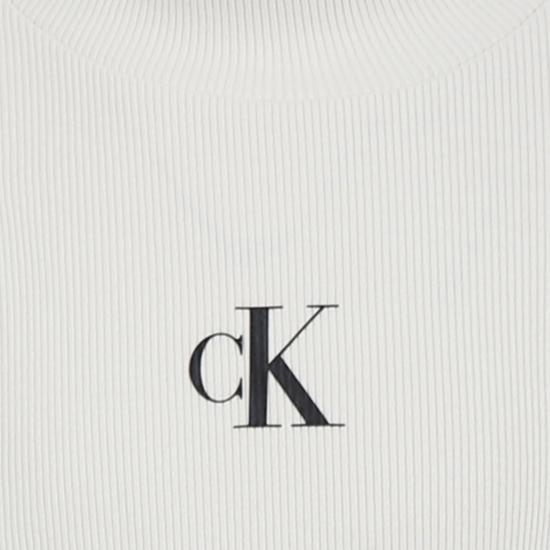 25SS [키즈] 캘빈클라인 탑 24F CKIG0IG02808J IG0IG02808 CKS IVORY - CALVIN KLEIN