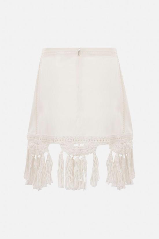 25SS 이자벨마랑 숏 스커트 JU0325FAC1J12I20WH WHITE - ISABEL MARANT