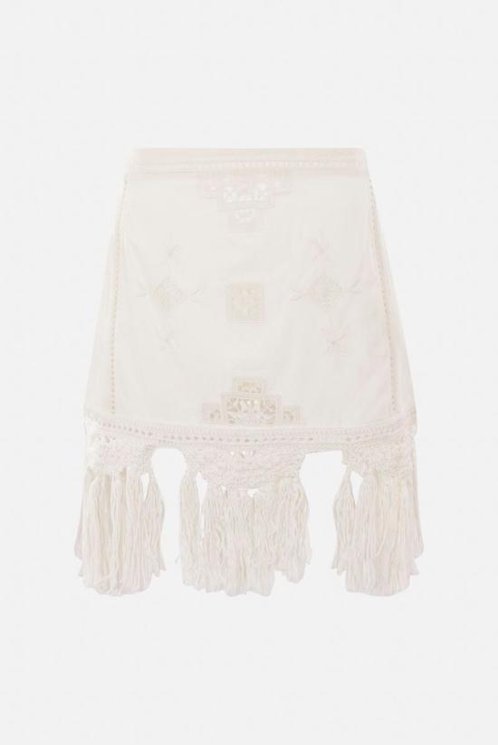 25SS 이자벨마랑 숏 스커트 JU0325FAC1J12I20WH WHITE - ISABEL MARANT