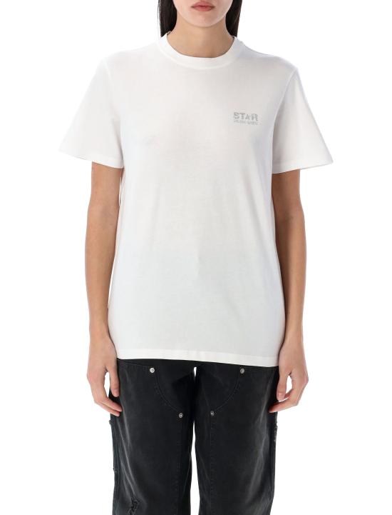 25SS 골든구스 반팔 티셔츠 GWP01220P000880 80185 Bianco