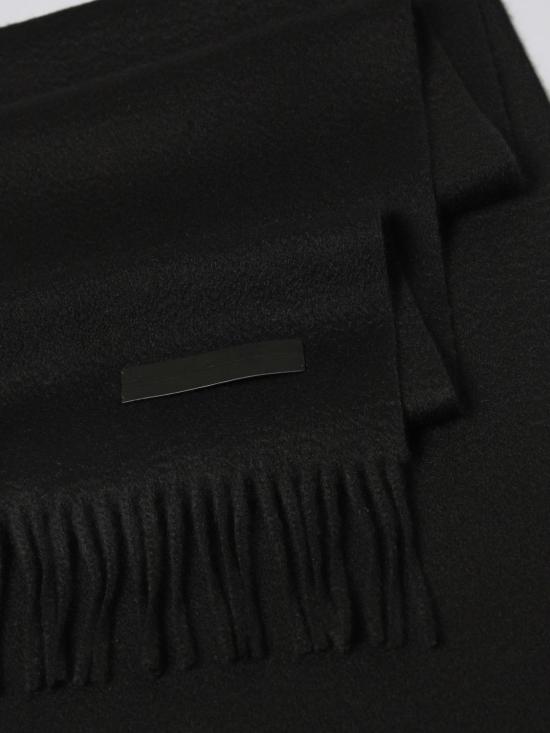 26FW 에르메네질도제냐 머플러/스카프 E7L41SA826N BK1 BLACK DOM - ERMENEGILDO ZEGNA