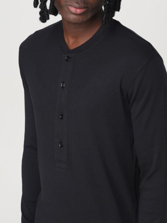 25FW 톰포드 긴팔 티셔츠 JHL014JMC048S25 LB999 Black - TOMFORD