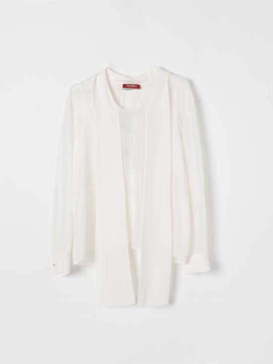 25FW 막스마라 스튜디오 블라우스 2516261011600 001 White