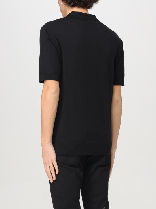 25FW 디스퀘어드2 폴로 티셔츠 S74HA1452D13018 900 Black - DSQUARED2