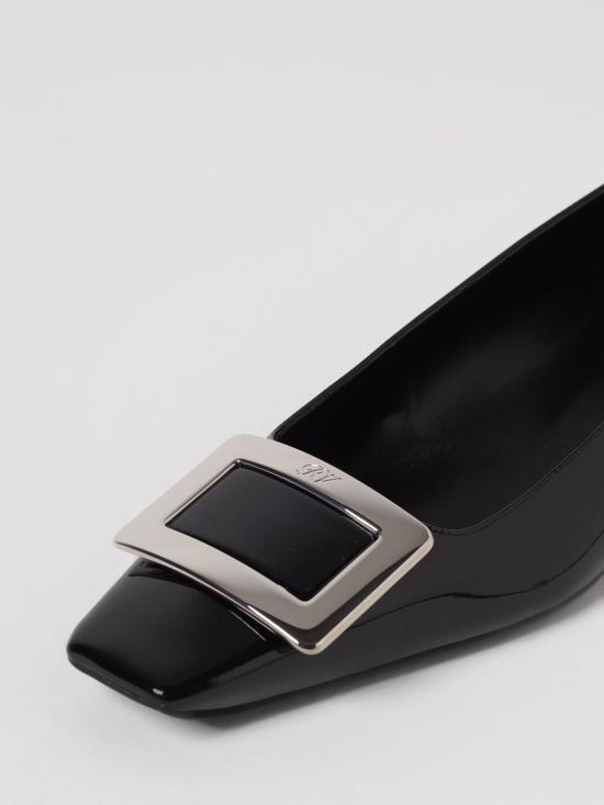 26SS 로저비비에 플랫 슈즈 RVW00700920D1P B999 Black - ROGER VIVIER