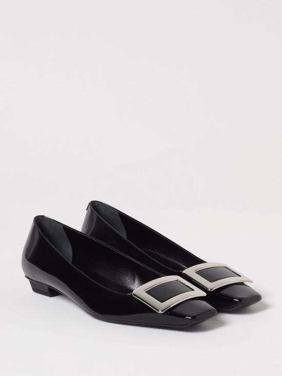 26SS 로저비비에 플랫 슈즈 RVW00700920D1P B999 Black - ROGER VIVIER