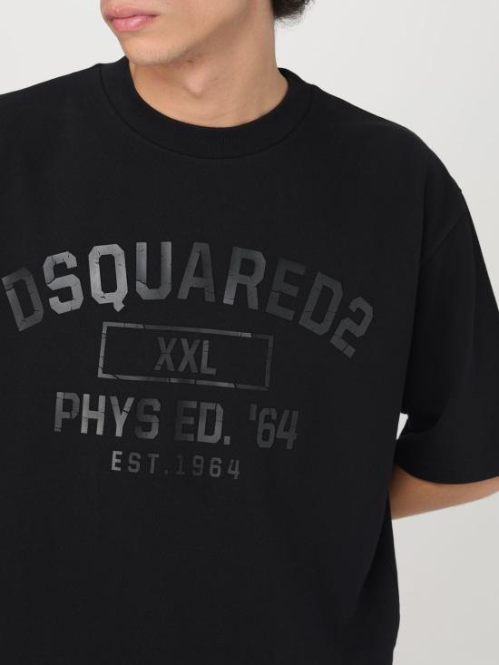 25FW 디스퀘어드2 반팔 티셔츠 S74GD1413D20033 900 Black - DSQUARED2