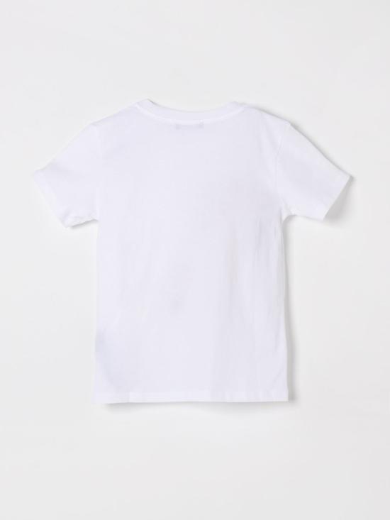 25FW [키즈] 발망 티셔츠 BW8P71Z1751 100OR White - BALMAIN