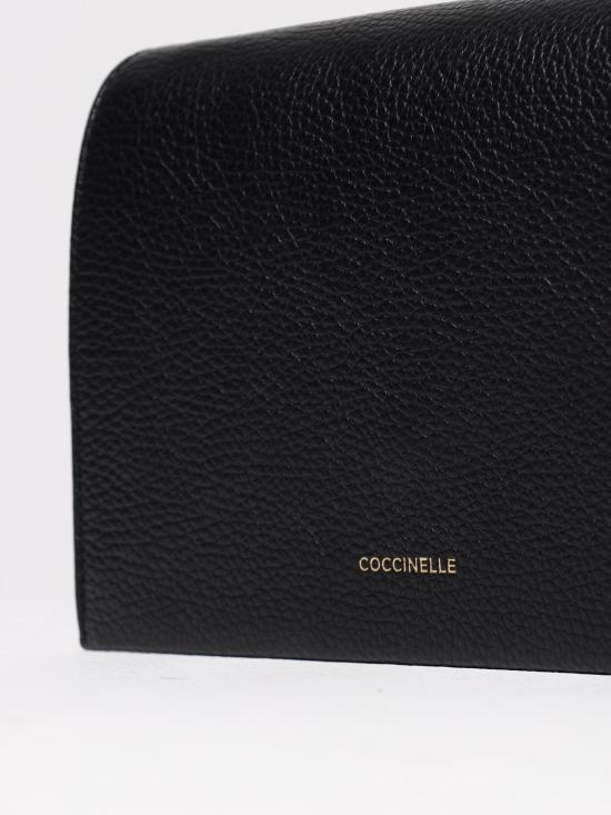 25FW 코치넬리 클러치/파우치 E5S00550201 001 Black - COCCINELLE