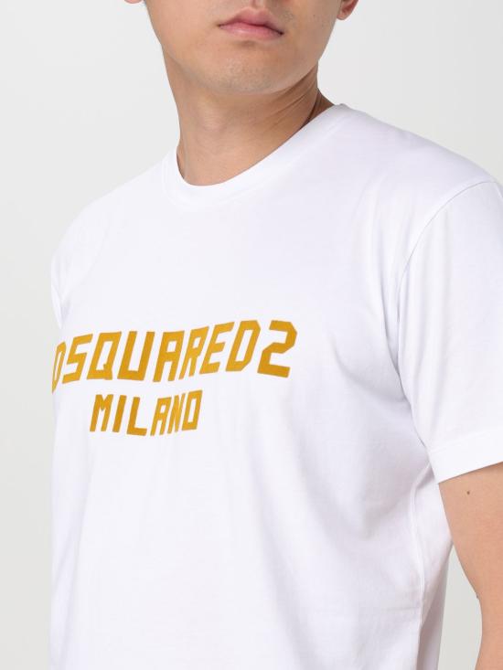 25FW 디스퀘어드2 반팔 티셔츠 S74GD1418D20020 964 White - DSQUARED2