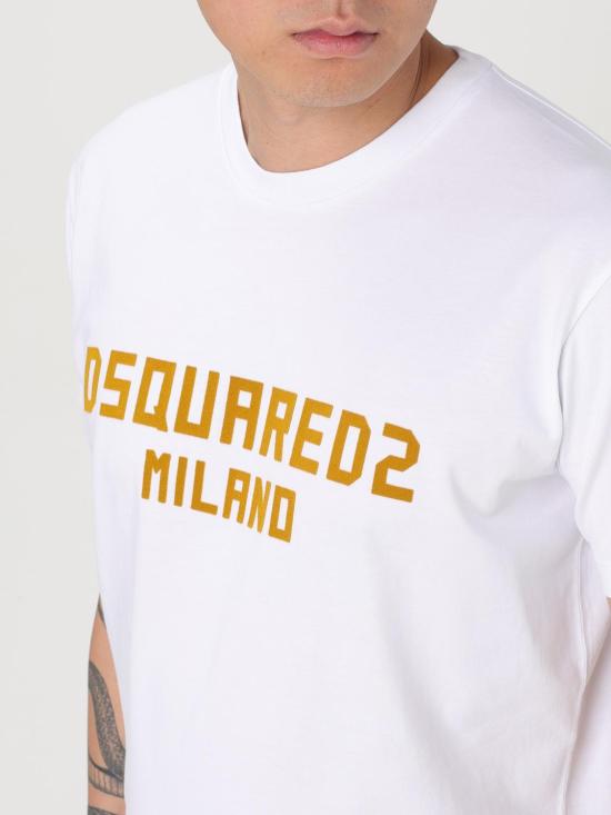 25FW 디스퀘어드2 반팔 티셔츠 S74GD1418D20020 964 White - DSQUARED2