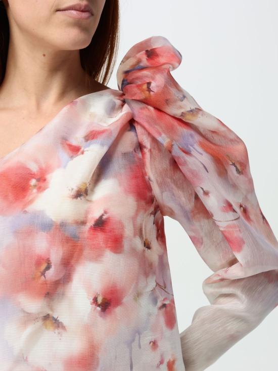 25FW 짐머만 숏 원피스 2193DR251 SCARLETFLORAL Red - ZIMMERMANN