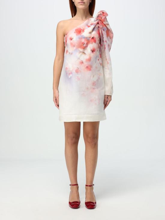 25FW 짐머만 숏 원피스 2193DR251 SCARLETFLORAL Red