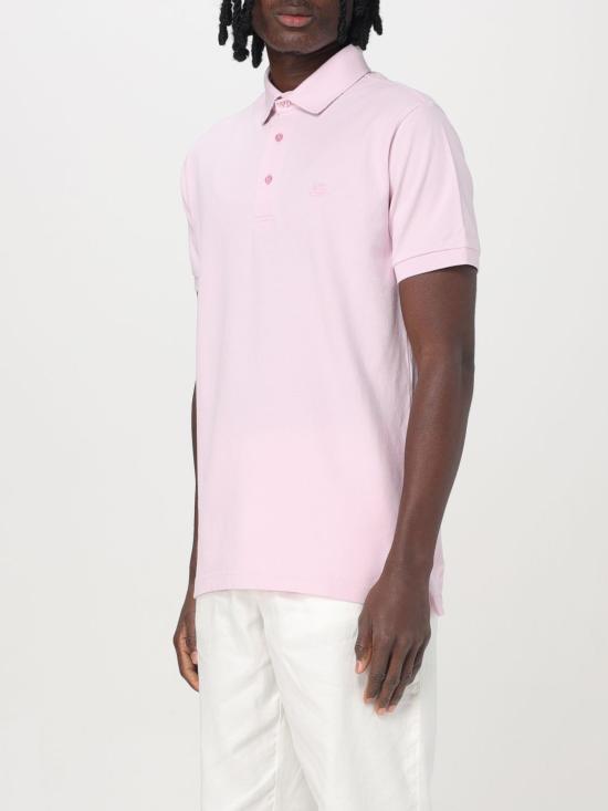 25FW 에트로 폴로 티셔츠 MRMD0006AJ264 F0320 Pink - ETRO