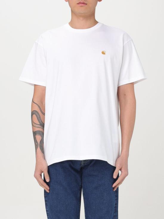 26SS 칼하트 WIP 숏슬리브 체이스 티셔츠 I026391 00RXX White