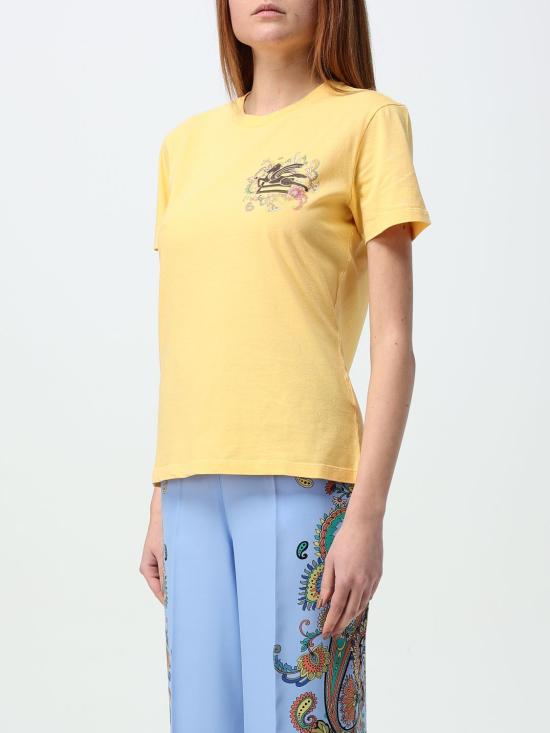 25FW 에트로 반팔 티셔츠 WRMA0006AK788 Y0488 Yellow - ETRO
