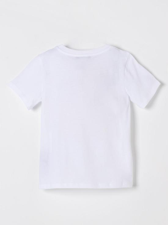 25FW [키즈] 발망 티셔츠 BT8P41Z0082 100NE White - BALMAIN