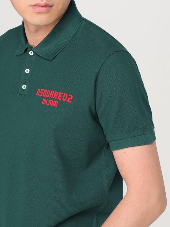 25SS 디스퀘어드2 폴로 티셔츠 S74GL0086S22743 640 Green - DSQUARED2