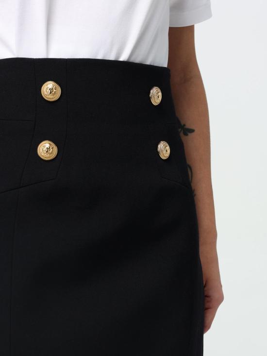 25FW 발망 숏 스커트 BF1LB810WC09 0PA Black - BALMAIN