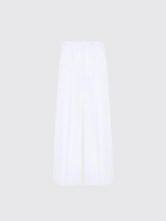 25FW 지방시 스트레이트 팬츠 BW515714X0 100 White