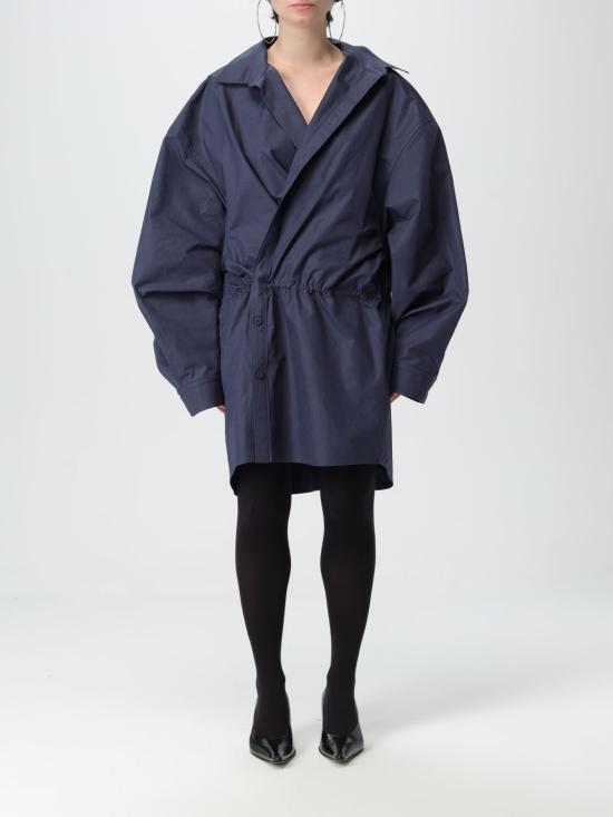 25SS 발렌시아가 롱 원피스 814136TRM17 4530 Blue