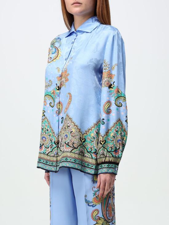 25SS 에트로 블라우스 WRIA0019AK774 X0885 Blue - ETRO